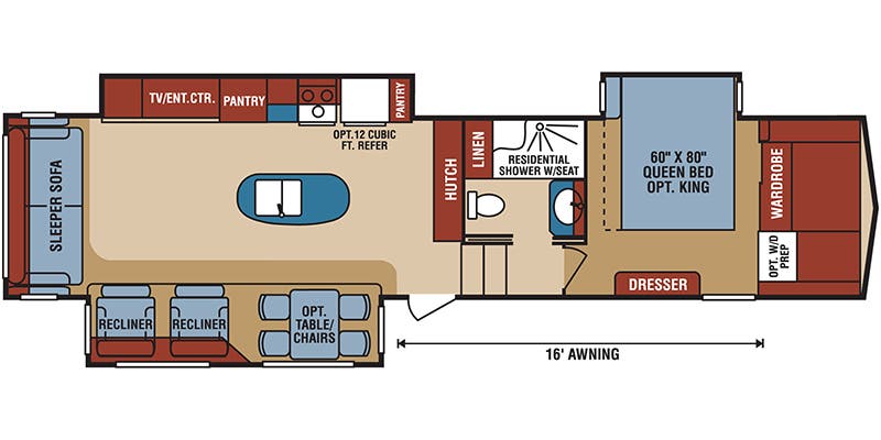 2018 KZ RV Durango 2500 325RLT