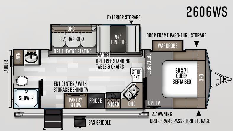 2020 Forest River RV Rockwood 2606WS